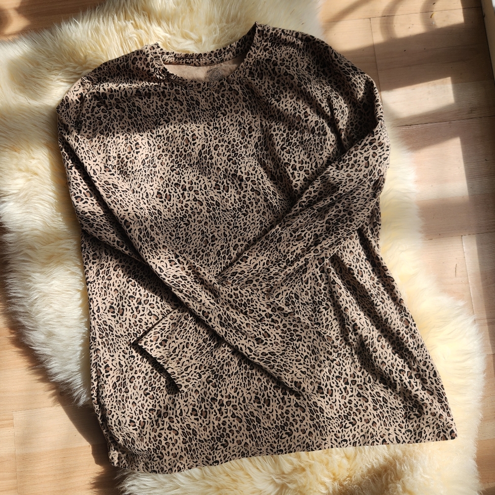 Leopard Print Organic Cotton Top